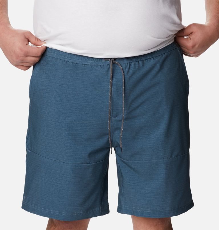 Men's Columbia Twisted Creek Shorts Navy | Plus Size CA-P6AL8